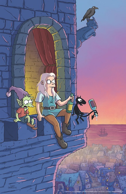 DISENCHANTMENT: Our First Look at Matt Groening's New Animated Series on Netflix